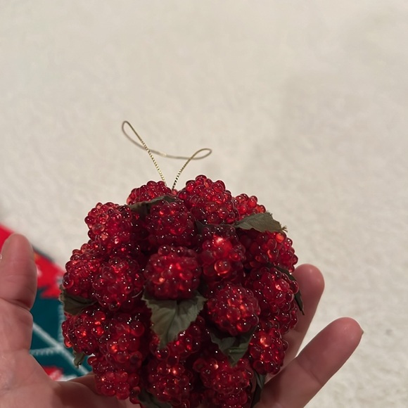 Christmas Decor Stocking and Set of 2 Tree Ornaments - Picture 3 of 9